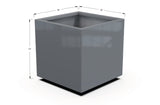 Aluminum Square & Cube Planter – 12" to 24" H