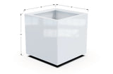 Aluminum Square & Cube Planter – 12" to 24" H