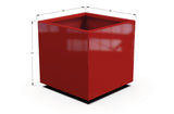Aluminum Square & Cube Planter – 12" to 24" H