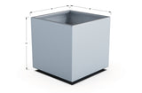 Aluminum Square & Cube Planter – 12" to 24" H