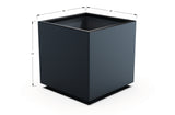 Aluminum Square & Cube Planter – 12" to 24" H