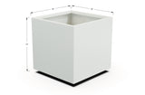 Aluminum Square & Cube Planter – 12" to 24" H