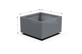 Aluminum Square & Cube Planter – 12" to 24" H