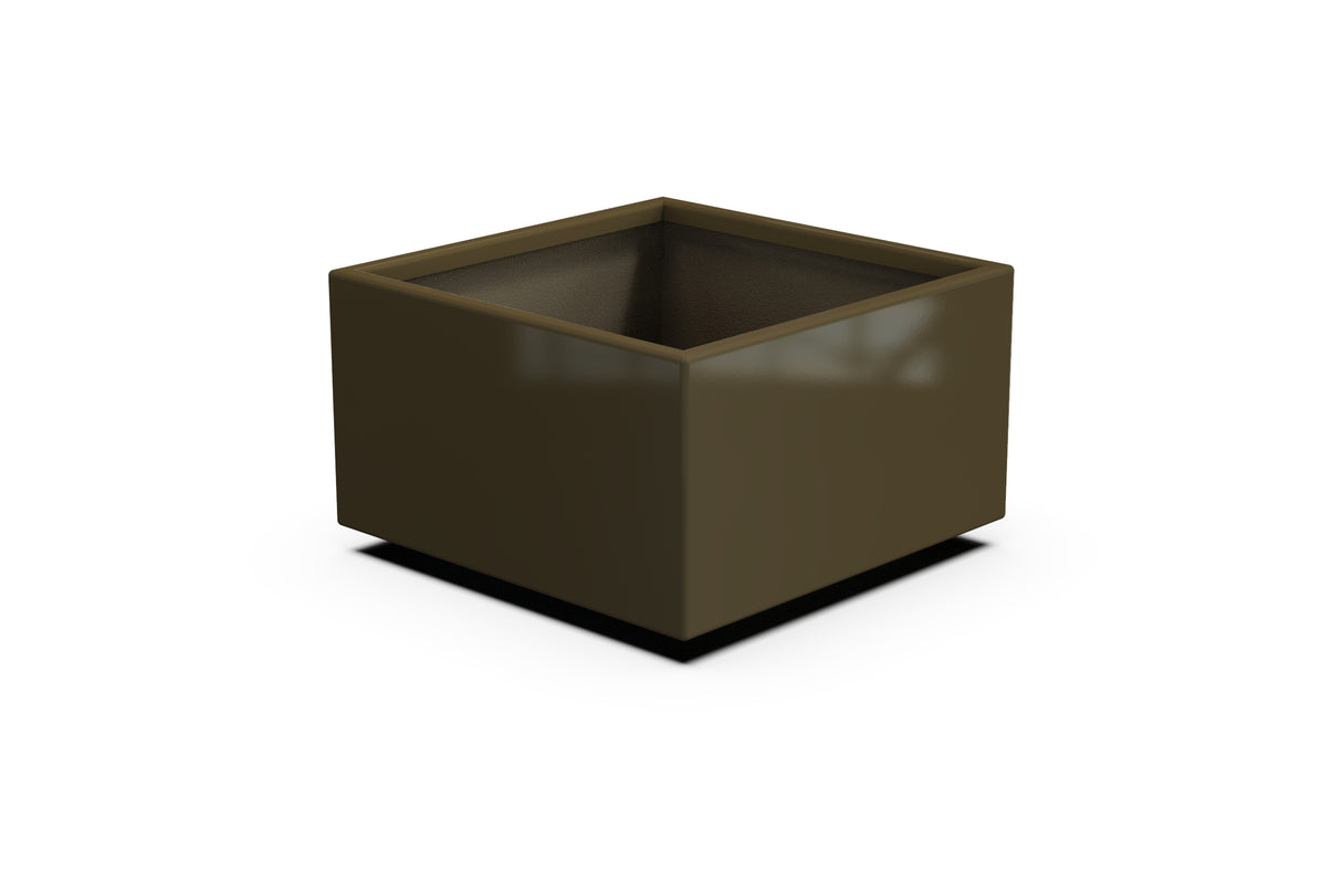 Aluminum Square & Cube Planter – 12" to 24" H