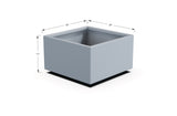 Aluminum Square & Cube Planter – 12" to 24" H