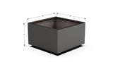 Aluminum Square & Cube Planter – 12" to 24" H