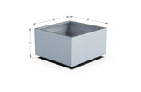 Aluminum Square & Cube Planter – 12" to 24" H
