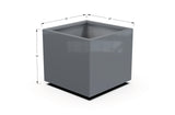 Aluminum Square & Cube Planter – 12" to 24" H