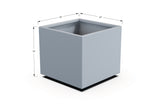Aluminum Square & Cube Planter – 12" to 24" H