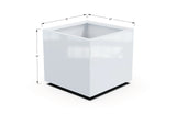 Aluminum Square & Cube Planter – 12" to 24" H