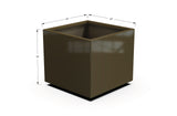 Aluminum Square & Cube Planter – 12" to 24" H