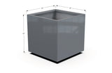 Aluminum Square & Cube Planter – 12" to 24" H