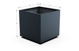 Aluminum Square & Cube Planter – 12" to 24" H