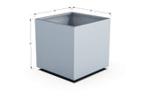 Aluminum Square & Cube Planter – 12" to 24" H