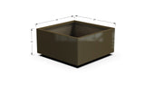 Aluminum Square & Cube Planter – 12" to 24" H