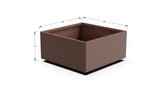 Aluminum Square & Cube Planter – 12" to 24" H
