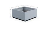 Aluminum Square & Cube Planter – 12" to 24" H