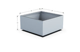 Aluminum Square & Cube Planter – 12" to 24" H