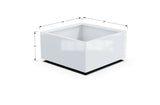 Aluminum Square & Cube Planter – 12" to 24" H