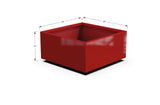 Aluminum Square & Cube Planter – 12" to 24" H