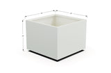 Aluminum Square & Cube Planter – 12" to 24" H
