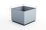 Aluminum Square & Cube Planter – 12" to 24" H