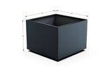 Aluminum Square & Cube Planter – 12" to 24" H