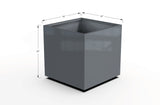 Aluminum Square & Cube Planter – 12" to 24" H