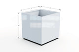 Aluminum Square & Cube Planter – 12" to 24" H