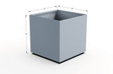 Aluminum Square & Cube Planter – 28" to 48" H