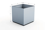 Aluminum Square & Cube Planter – 28" to 48" H