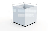 Aluminum Square & Cube Planter – 28" to 48" H