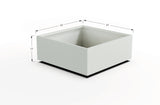 Aluminum Square & Cube Planter – 12" to 24" H
