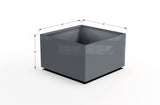 Aluminum Square & Cube Planter – 12" to 24" H