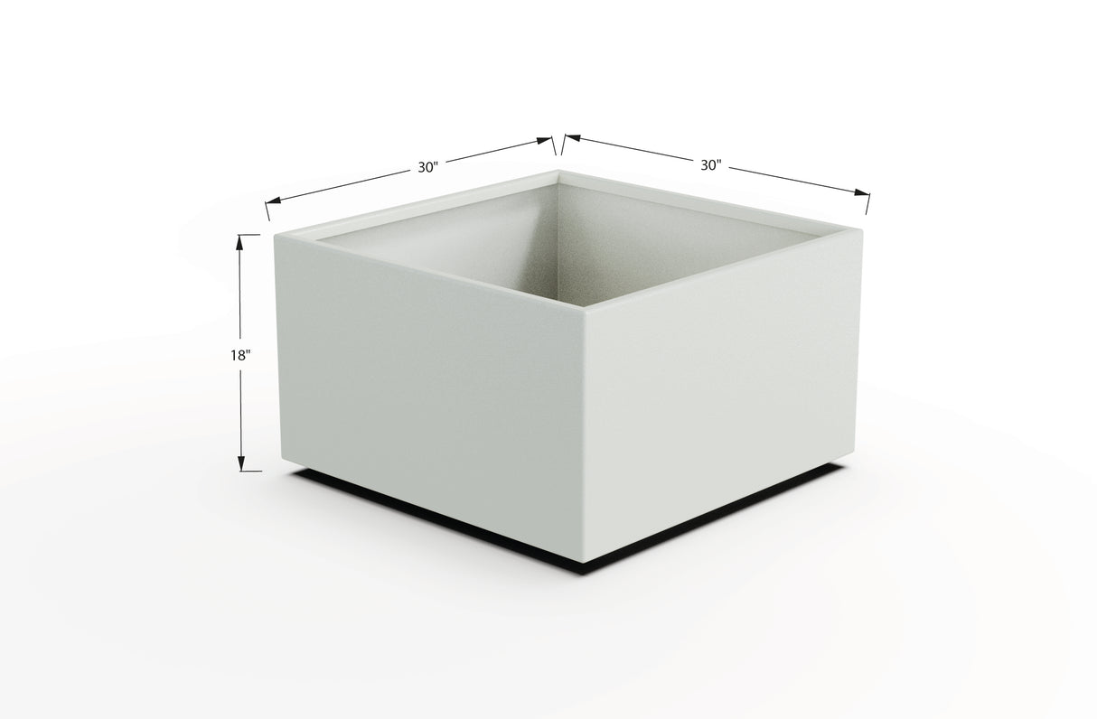 Aluminum Square & Cube Planter – 12" to 24" H