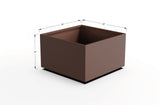 Aluminum Square & Cube Planter – 12" to 24" H