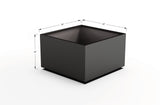 Aluminum Square & Cube Planter – 12" to 24" H