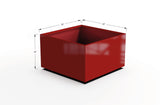 Aluminum Square & Cube Planter – 12" to 24" H