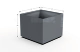 Aluminum Square & Cube Planter – 12" to 24" H