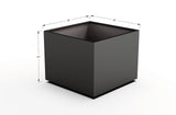 Aluminum Square & Cube Planter – 12" to 24" H