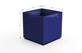Aluminum Square & Cube Planter – 28" to 48" H