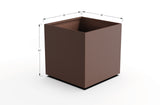 Aluminum Square & Cube Planter – 28" to 48" H