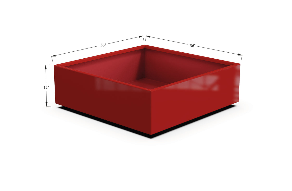 Aluminum Square & Cube Planter – 12" to 24" H