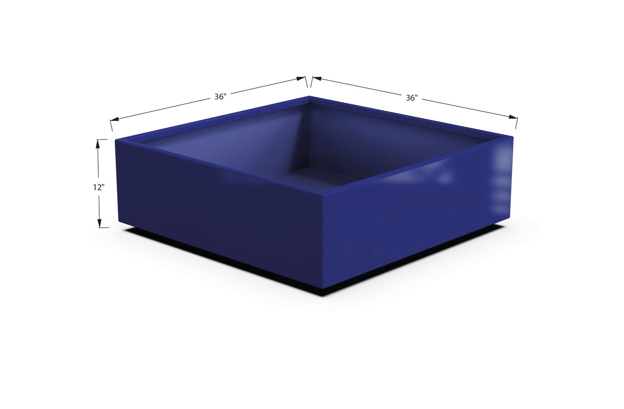 Aluminum Square & Cube Planter – 12" to 24" H