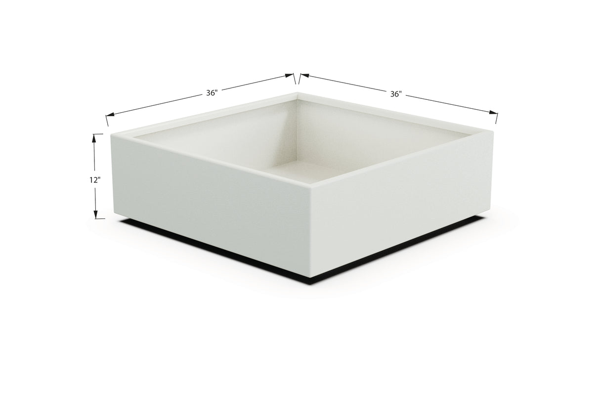 Aluminum Square & Cube Planter – 12" to 24" H