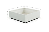 Aluminum Square & Cube Planter – 12" to 24" H
