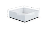 Aluminum Square & Cube Planter – 12" to 24" H