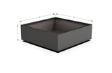 Aluminum Square & Cube Planter – 12" to 24" H