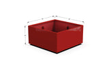 Aluminum Square & Cube Planter – 12" to 24" H