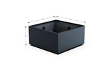 Aluminum Square & Cube Planter – 12" to 24" H